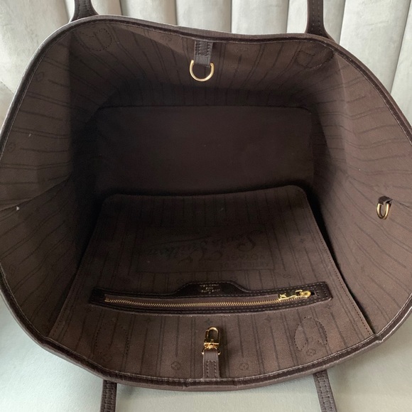 ❗️SOLD❗️ Louis Vuitton Fusain Idylle Neverfull MM - Picture 4 of 14